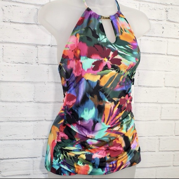 NWT Lauren Ralph Lauren
Women's High-Neck Halter Tankini size 8 - Picture 8 of 11